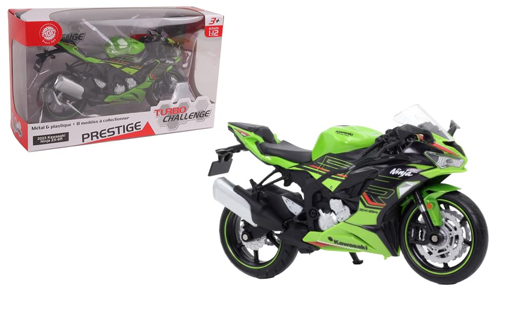 TURBO CHALLENGE - Motocykl Kawasaki Ninja - Die Cast - 029934-1/12