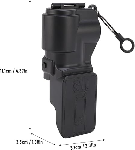 Miniatura 8 de Gugxiom Funda protectora para Osmo 3 Accesorios, Gimbal de plástico Protector de pantalla Tapa protectora de lente (negro)