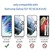 Didisky [ 3 Pack Tempered Glass Screen Protector for Samsung Galaxy S21 FE 5G (Not For Galaxy S21) Soft Touch,Easy to Clean, Easy to Install