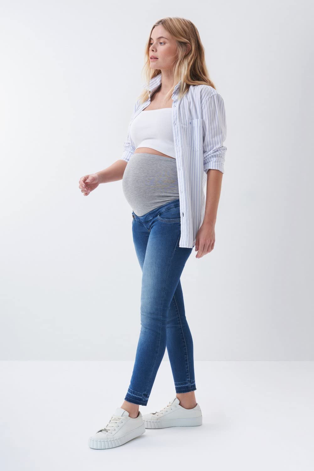 Salsa Vaqueros Maternity Hope Cropped DE Color Medio