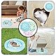 Kleintiere Kühlmatte Bett Kaninchen Hamster Kühlkissen Sommer EIS Seide Schlafbett für kleine Haustiere Welpe Meerschweinchen Hamster Kaninchen Hamster Katze (Blue)