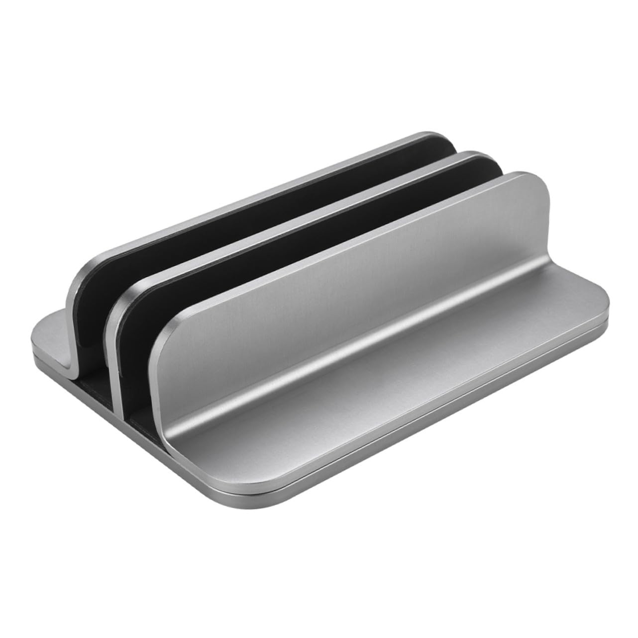 Soporte Vertical Doble para Portátil de Aleación de Aluminio Resistente y Ligero Base Multifuncional para Ordenador y Tablet para Oficina y Estudio