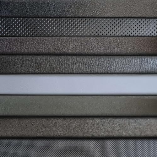 👑 FINTA PELLE DI ALTISSIMA QUALITÀ - Il nostro Tessuto in Finta Pelle Sintetica è un prodotto di altissima qualità. La sua grande versatilità e le varie tramature disponibili la rendono un materiale ricercato e adatto ai più svariati utilizzi. Puoi scegliere il Tessuto in Ecopelle Nera, Grigio Piombo, Martellato, con Finti Buchi o Sky