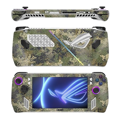 Image of MightySkins Glossy Glitter Skin Compatible with Asus ROG Ally - Viper Woodland | Protective, Durable High-Gloss Glitter Finish | Easy to Apply