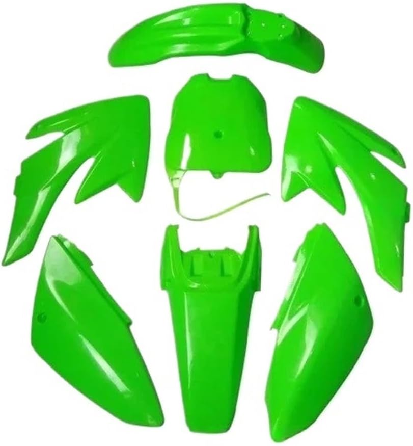 Motorcycle Side Fairing Plastic Fairing Kits Mudguard for CRF 70 CRF70 Dirt Pit Bike Spare Parts Accessories 6 Color