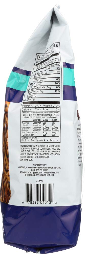 Glutino Pretzel Sticks Family Size 14.1 Oz (Pack of 12)