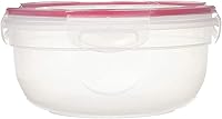 Vista 3 de Sterilite Tazón Ultra-Seal de 2.5 Qt, Recipiente Hermético para Almacenamiento de Alimentos, Plástico, Tapa con Pestillo, Apto para Microondas