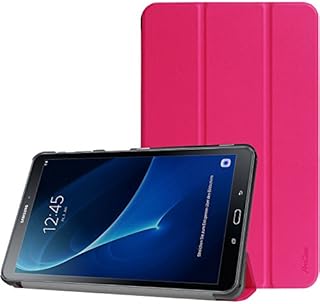 ProCase Samsung Galaxy Tab A 10.1 Case Cover (SM-T580 T585), Slim Smart Cover Stand Folio Case for Galaxy Tab A 10.1 Inch 2016 Release -Magenta