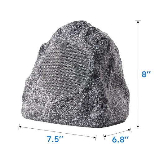 10R4G Outdoor Granite Rock 10 Speaker Set for Deck Pool Spa Patio Garden
