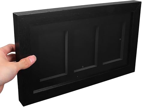 Trading Card Frame Case Wall Mounted Trading Card Display Frame for Sports and Baseball Cards Collection Display Holder Tabletop or Wall No Tool Installation