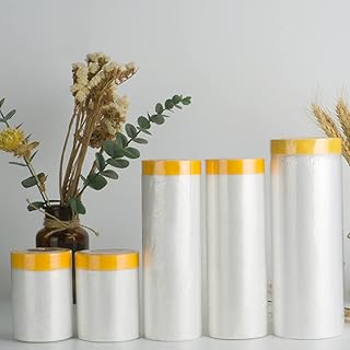 Staubschutzfolie, Rolle, Kunststoff, wasserdicht, Sofabezug für Umzug, selbstklebende Abdeckfolie, Rolle zum Lackieren von Möbeln, Schutz (110 cm x 2000 cm)