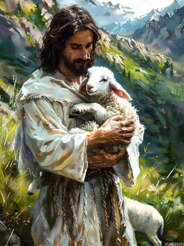Kit peinture diamant Christ Jésus pour adultes broderie diamant rond