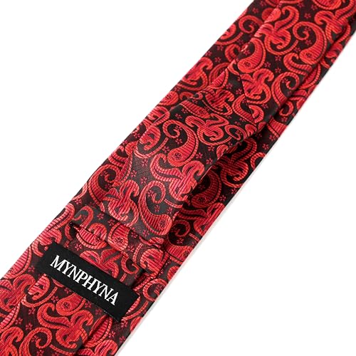 Image of Men's Tie Set with Pocket Square and Cufflinks | 100% microfiber; tie 59 x 3.15 in; square 10 x 10 in; gift box included