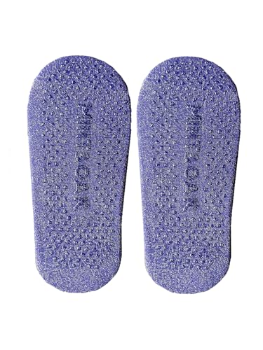 Image of Mint & Oak Pilates Socks with Grips for Women, Ankle Length Non-Slip Yoga Socks, Cotton Ideal For Yoga, Pilates, Gym, Workout, Cute Women's Gift