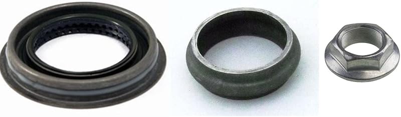 Kit de retentor, porca e luva de esmagamento do pinhão traseiro Dana 35 Spicer para Jeep XJ, MJ, ZJ, YJ e TJ
