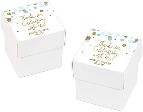 Miniatura 2 de Andaz Press azúl bebé brilltante dorado para Baby Shower colección de fiesta, 1