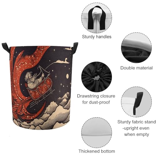 Panier à linge pliable à poignées ergonomiques pour buanderie - 5