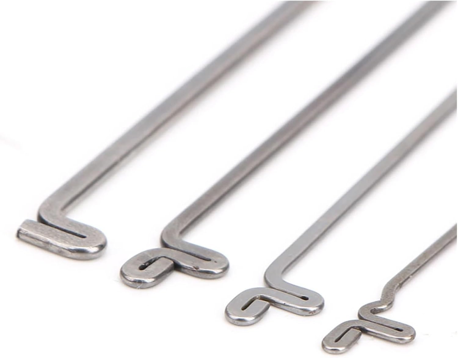 Sewing Ring Turning Hook 200 Pcs Fishing Line Fixing Needle Reverse Lock Aid Rope Ring Joint Accessories(92 * 4mm)