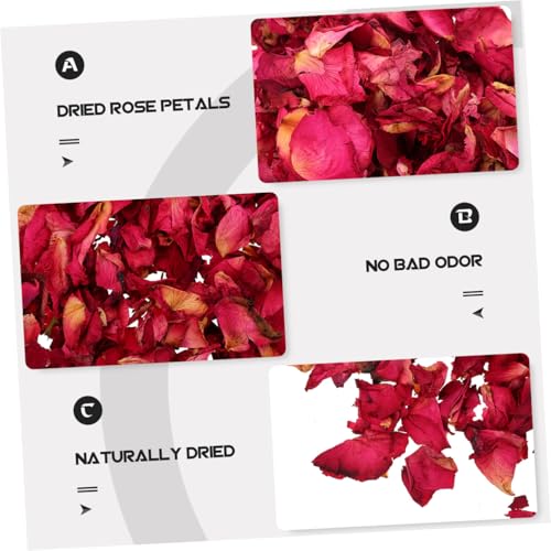 Pétalos de rosa secos naturales 250g para manualidades miniatura 3