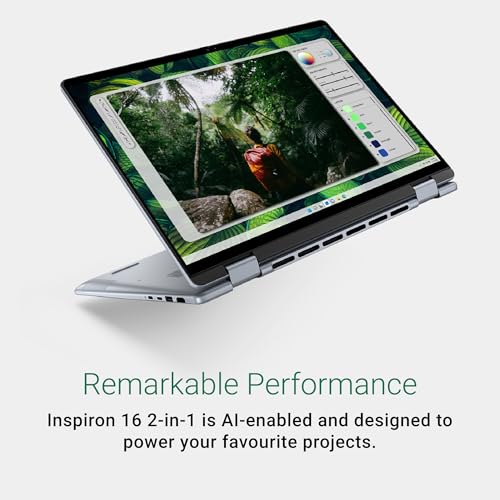 Dell Inspiron 16 7640 2-in-1 Laptop (16" FHD+ Touchscreen, Intel Ultra 7 155H (> i7-13700H), 16GB 6400MHz RAM, 2TB SSD), AI PC for Creator, Designer, 15-Hr Long Battery Life, Fingerprint, Win 11 Pro - Image 6