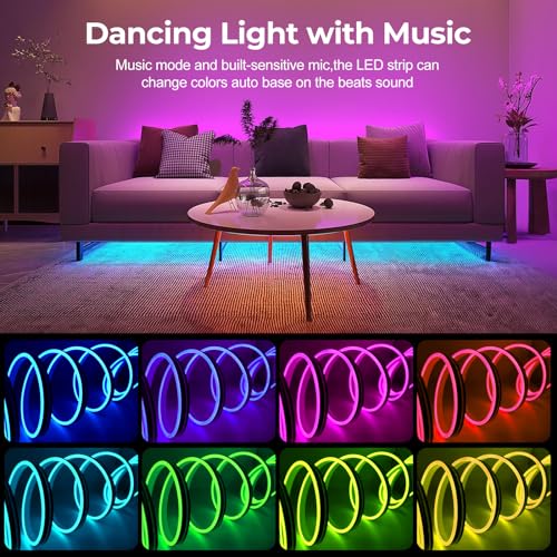 Tira de led neón RGB resistente al agua 10 metros miniatura 2