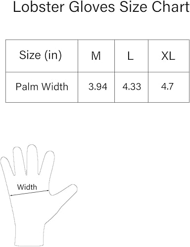 Miniatura 4 de Guantes de langosta de buceo para pesca submarina, guantes de cangrejo de pesca prémium resistentes a pinchazos