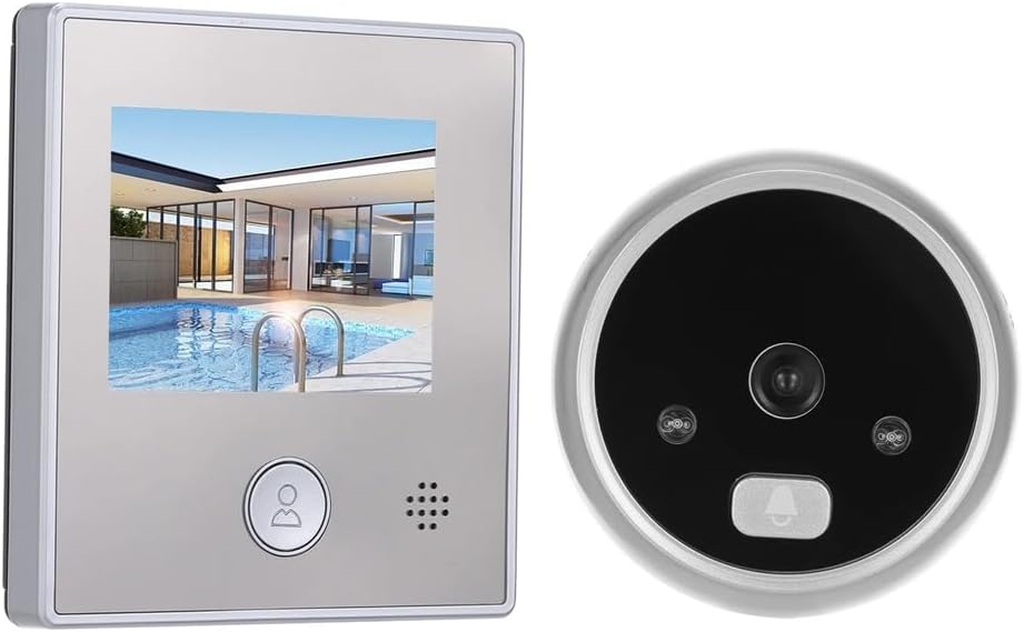 DUYHBAWRS-772 Door Camera 2.8” Color LCD Screen Monitor Video Door Viewer Doorbell Photo Taking Recording for Home Security