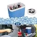 Glacière électrique portable 12 V - Capacité de 24 litres - Avec prise pour voiture
