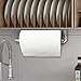 Industrial Pipe Design Triple Toilet Paper Storage/Single Kitchen Towel Holder - Satin Nickel