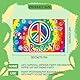 hippie deko, 60s Party Dekorationen, Hippie Groovy Hintergrund, Fotoautomat Requisiten Hintergrund mit Seil, Hippie Thema Groovy Party Dekoration, 180 x 120 cm