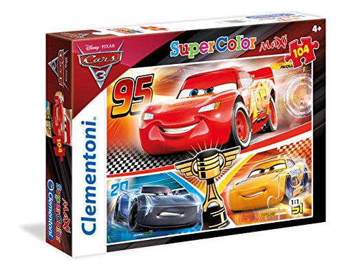 Clementoni 23706 'Cars 3 – Máxima de Puzzle, 104 Piezas