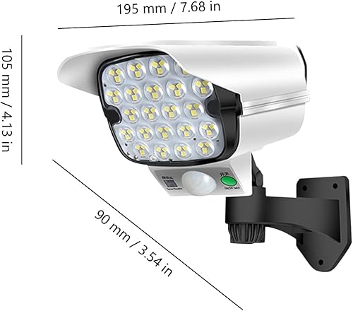 Miniatura 2 de Luces solares para exteriores con sensor de movimiento para valla patio campamento garaje decoración de pared luces solares para exteriores con 3