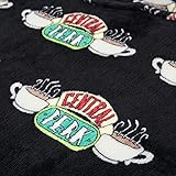 FRIENDS TV Show Fleece Blanket, Super Soft Central Perk Blankets Throws, Warm And Cuddly Official Show Merchandise For Home (Black) - Image 6