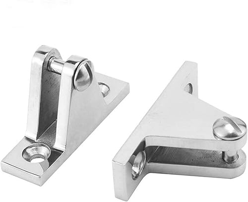 Vista 12 de Bisagra de cubierta ajustable de acero inoxidable 316 Bimini Montaje en cubierta lateral Hardware marino 2 uds