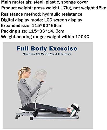 Image of Rowing Machines Rowing Machine Household Small Indoor Scull Folding Rowing Device Multifunctional Rowing Fitness