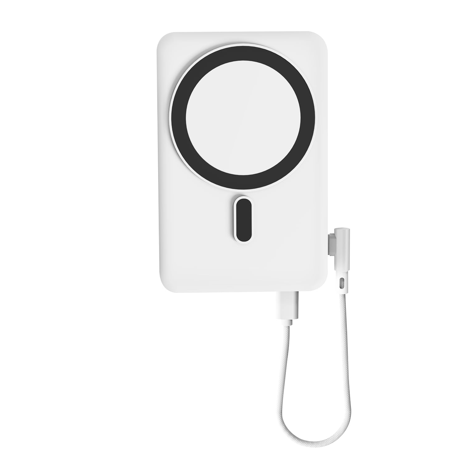 POWERUP by GRIPP MagConnect Plus Digital 10000mAh Wireless Power Bank Compatible with Mag-Safe, 15W Wireless & 22.5W Wired Charging, Dual Type C & USB-A Output for iPhones, Samsung & More - White-image-18