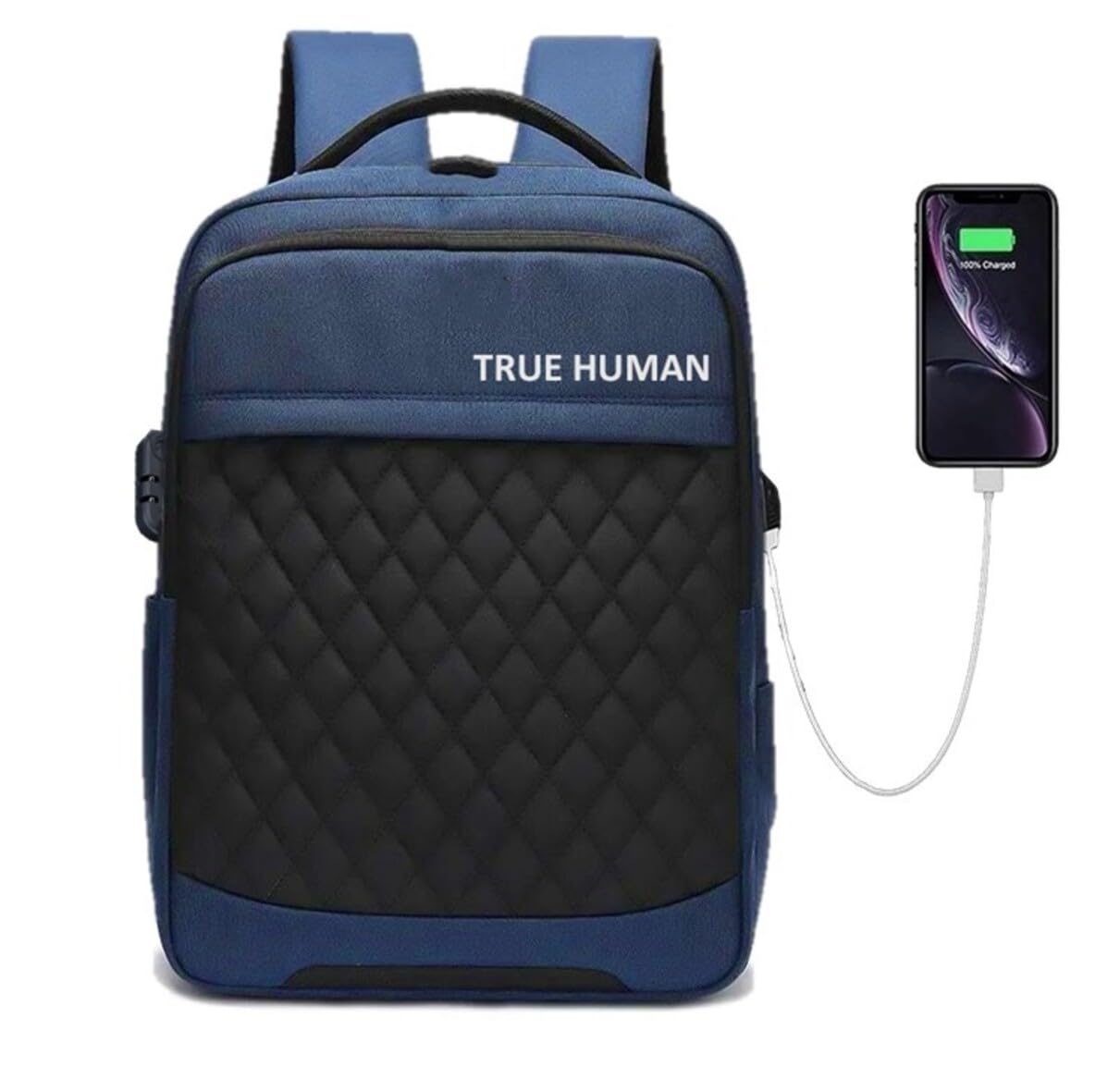 See full amazon price history chart for TRUE HUMAN backpack With USB charging Port and anti -theft Lock,Laptop bag,office bag for Men and Women | College Bags for Girls & Boys (BLUE) TRUE HUMAN backpack With USB charging Port and anti -theft Lock,Laptop bag,office bag for Men and Women | College Bags for Girls & Boys (BLUE) (B0CQ54GVH2) Amazon Price History, Amazon Price Tracker