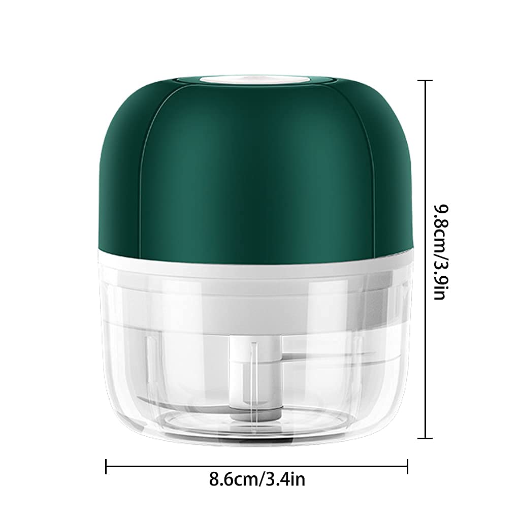 Mini Knoflook Chopper, 250ml Elektrische Voedsel Chopper Crusher Groente Vleesmolens Shredder Salade Maker Knoflook Uien Slicer Cutter Mixer Food Processors