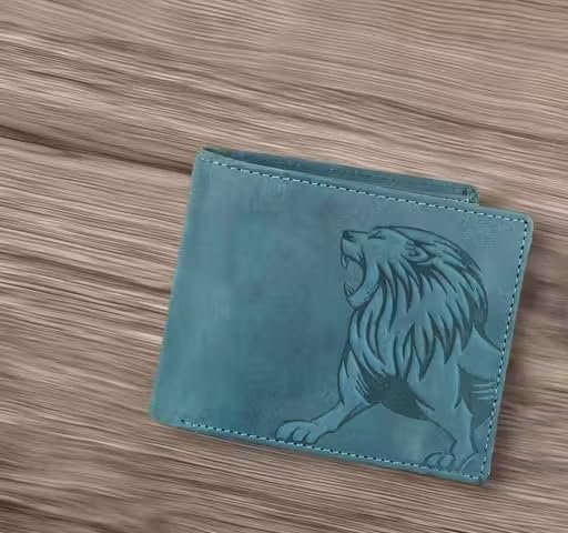 Protected Genuine Leather Gift Hamper Wallet for Men Stylish Combo Wallet_013_Blue-image-6