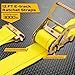 Trekassy 8ft E Track Rail Tie-Down Kit - 4 Pack 8' Etrack Rails & 10 Cargo Trailer Accessories for Trucks, Vans, Garages, Trailer Tie Down System