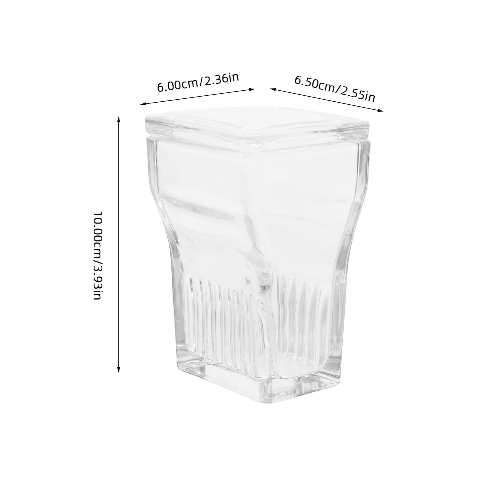 CHILDWEET High Clarity Laboratory Glass Staining Jar 9 Slide Capacity Secure Lid Ideal for Lab Experiments