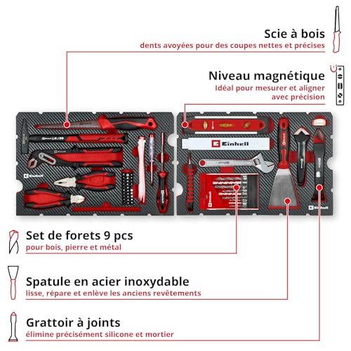 Einhell E-Case coffret à outils 78 pièces pour rénovation complète - 6