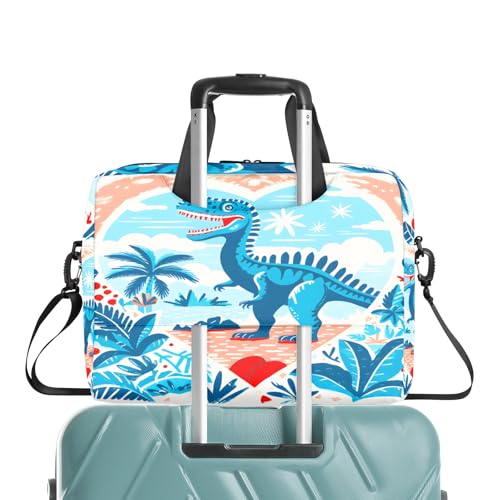 Maletín para portátil 15-16 pulgadas ilustración dinosaurio miniatura 6