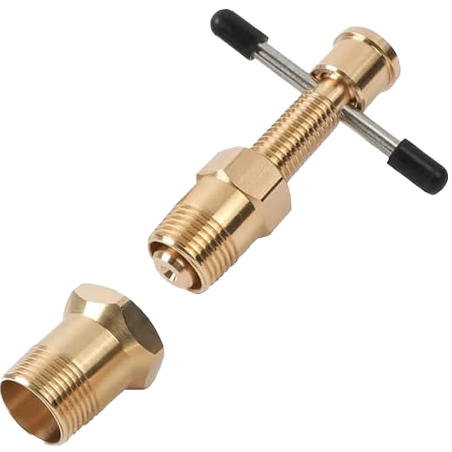 Two-in-One Olive Puller Tool, High-Strength Metal Plumbing Olive Remover for 15mm & 22mm Compression Fittings, Rust-Resistant