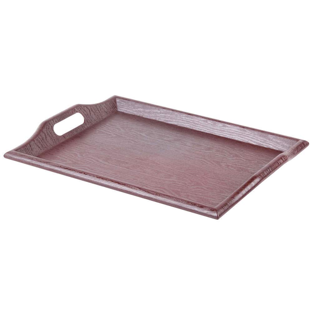 Get RST-2517-1-M Coffee Table / Ottoman Tray with Handles, 25" x 16", Mahogany