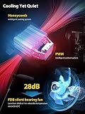 Lampa wideo COLBOR, CL220 220 W dwukolorowa lampa studyjna LED 2700-6500K CRI96+ 52700Lux@1m COB z kontrolą APP, Bowens Mount, 10 efektów świetlnych, lampa wideo-światła-studio-fotografia