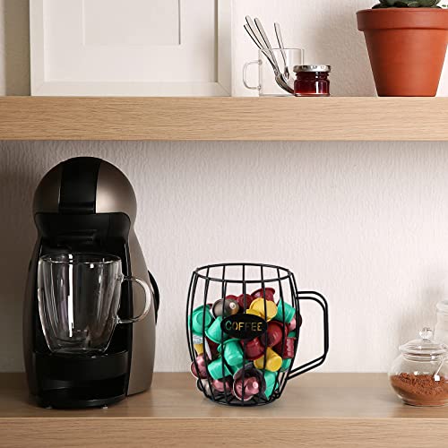 Moligou Coffee Pod Holder, Coffee Capsule Basket, K Cup Storage Container For Coffee Bar #TOP5