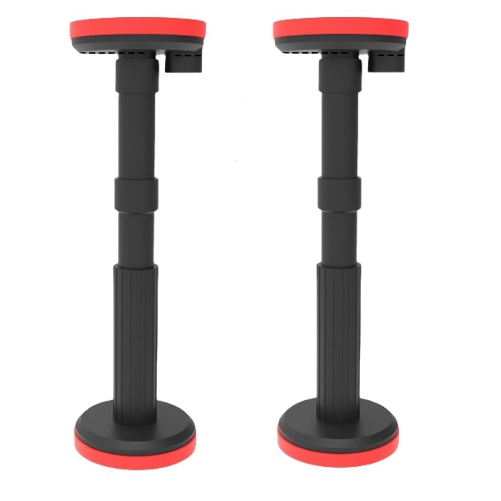 2-teiliges Set Neuer Teleskopstützstangen, verstellbares Stützsystem, Doppelsteckdose verstellbare Stützstangen. Maximale Tragkraft 200 kg, 18 – 60 cm Schrankhebestange, geeignet für Schränke usw.