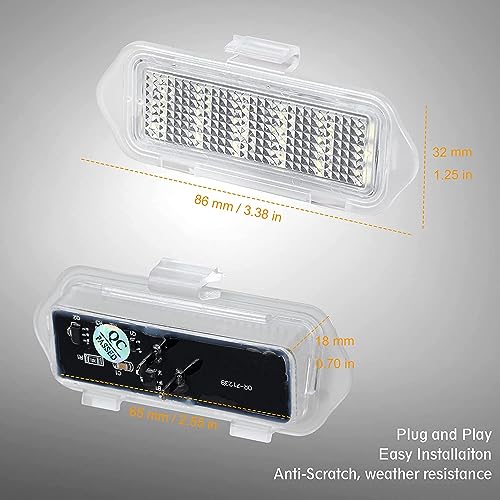 Luces LED para espejo Chevy Silverado, pack 2 piezas miniatura 3