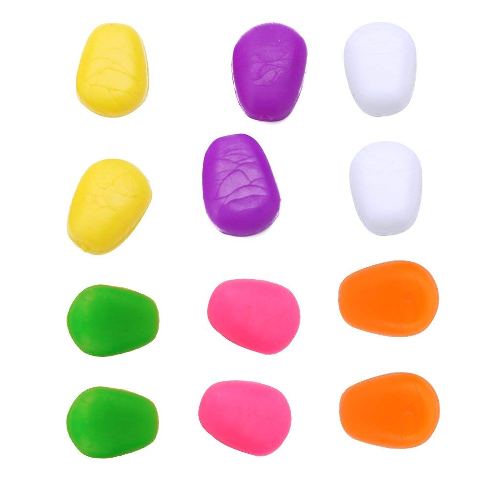 VGEBY 6pcs maíz Lure Bait, Suave Artificial Pop Up Flotante Pesca cebos, 7/6 Colors